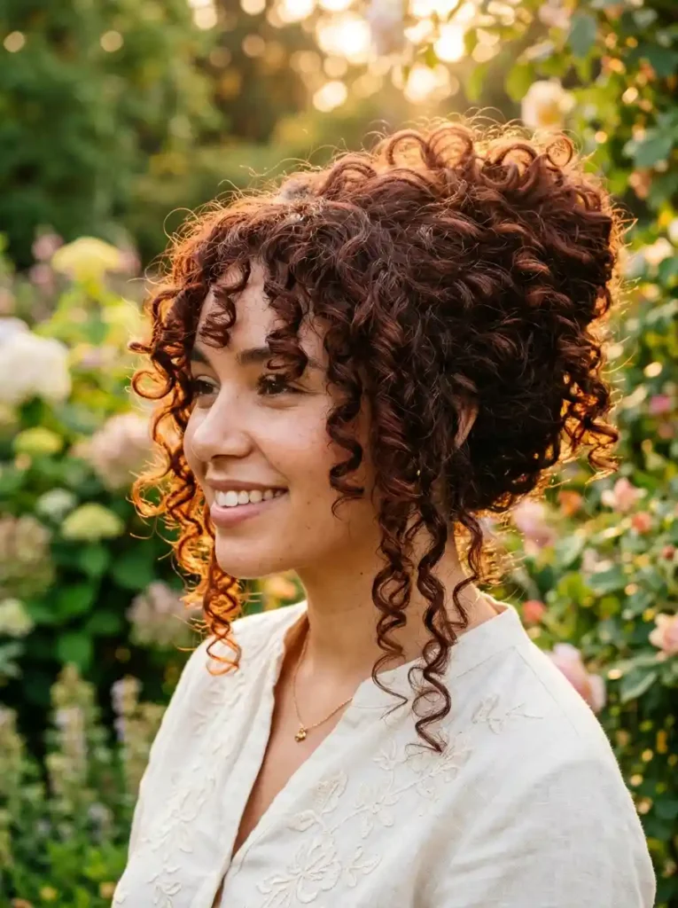 10. Curly Bun
