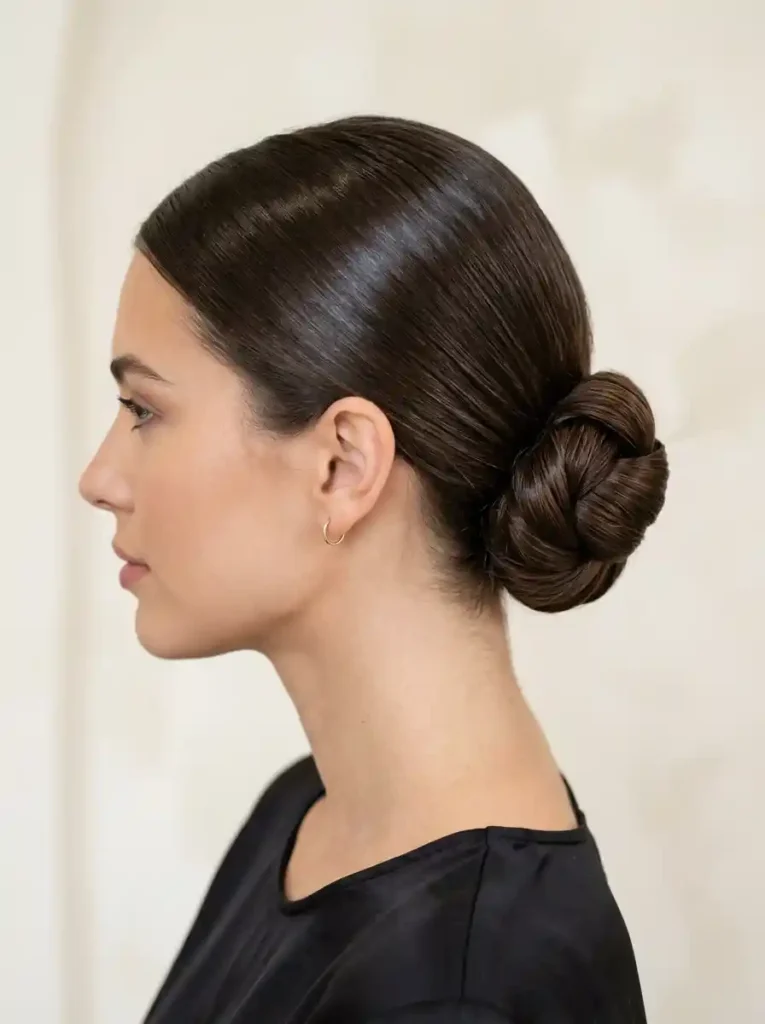 11. Sculpted Knot Bun
