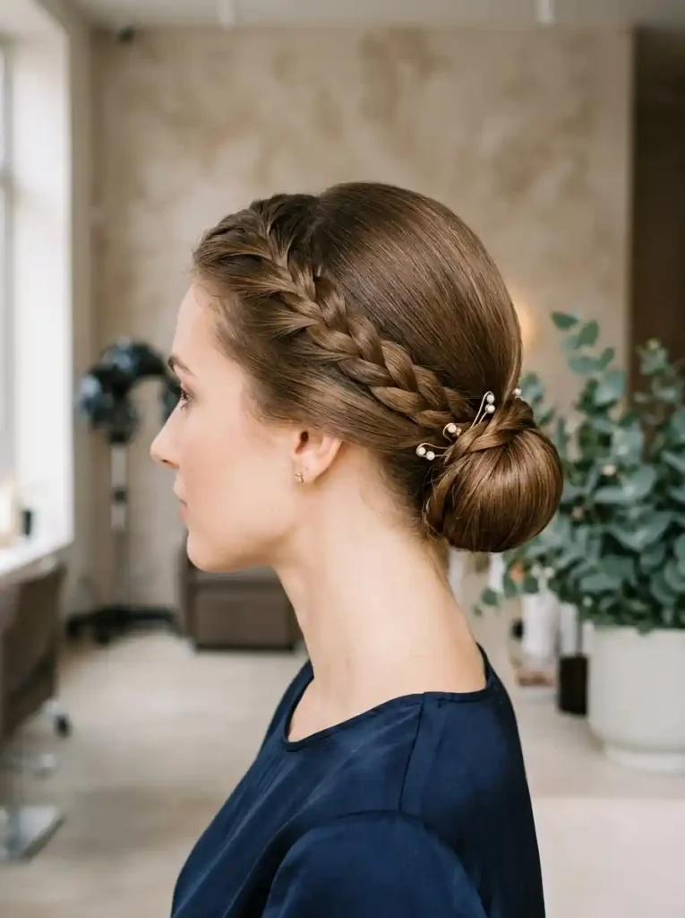 13. Braided Wrap Bun