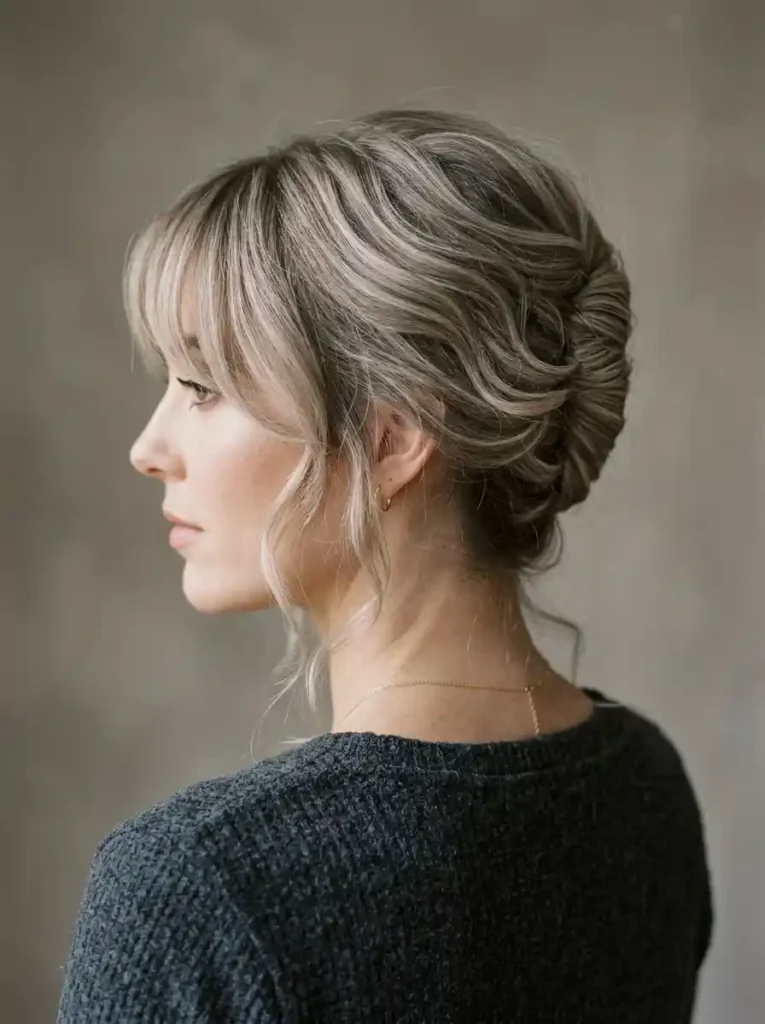 13. Textured French Twist