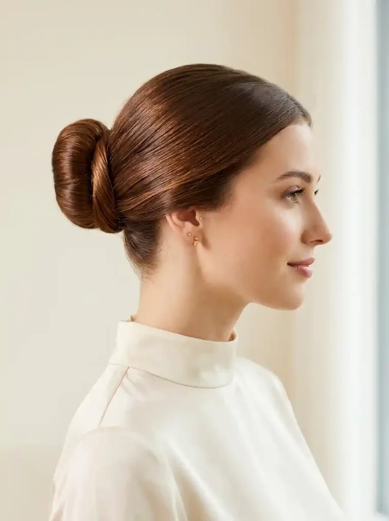 13. Wrapped Pony Bun