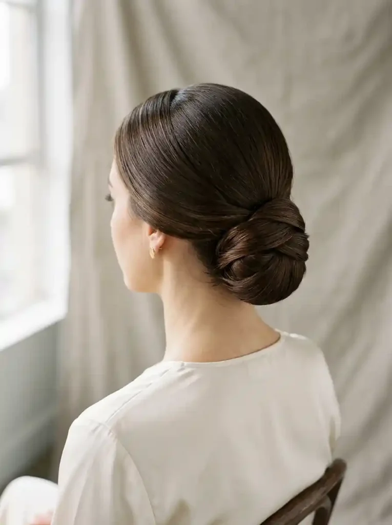 15. Wrapped Chignon Bun