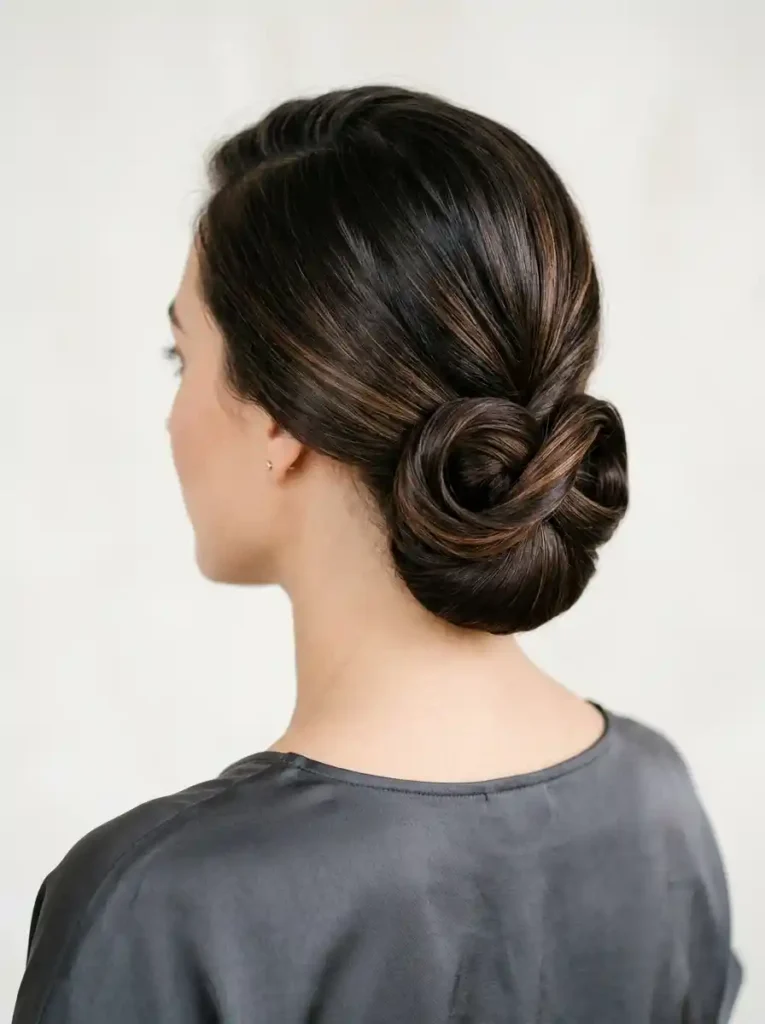 18. Sleek Infinity Bun