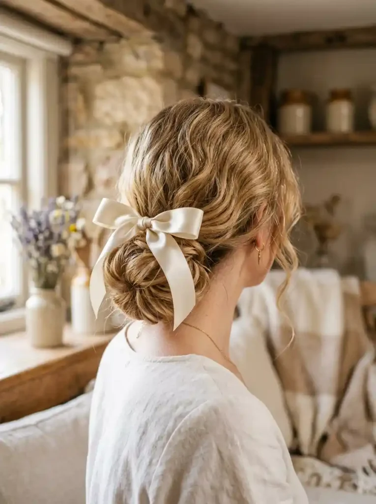 19. Ribbon Bun