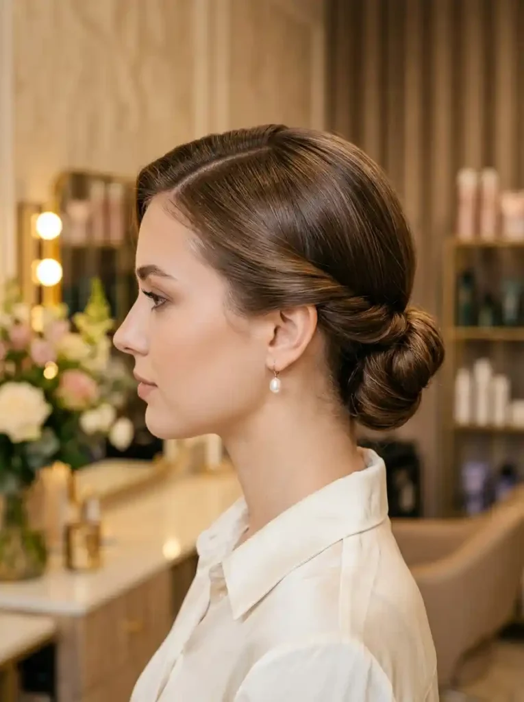 2. Side Twist Bun