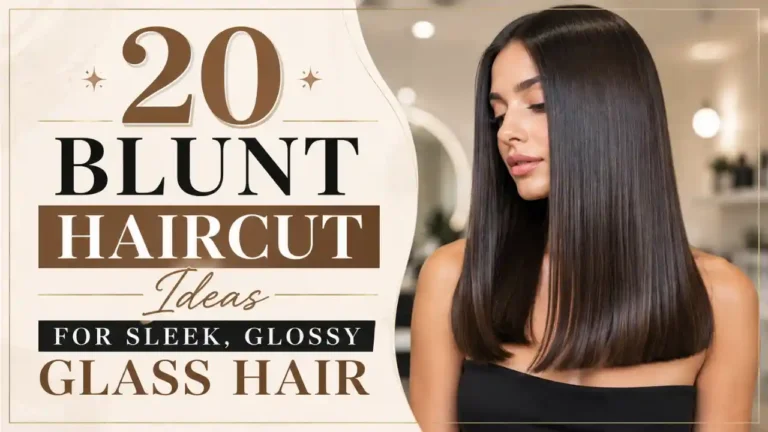 20 Blunt Haircut Ideas for Sleek, Glossy Glass Hair-Blunt Haircut Ideas