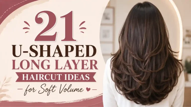 21 U-Shaped Long Layer Haircut Ideas for Soft Volume