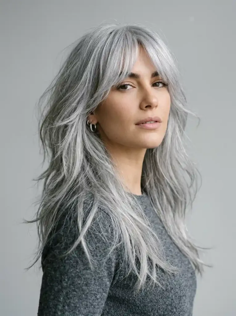 22. Silver Shag Fringe