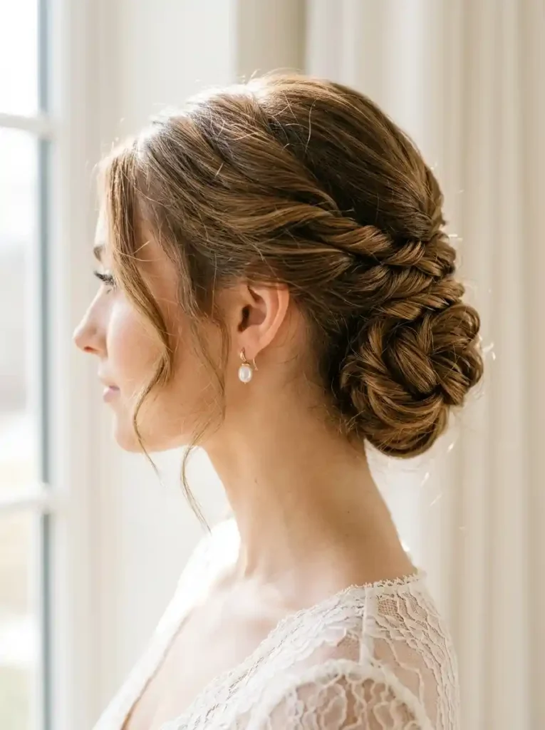 4. Twisted Chignon