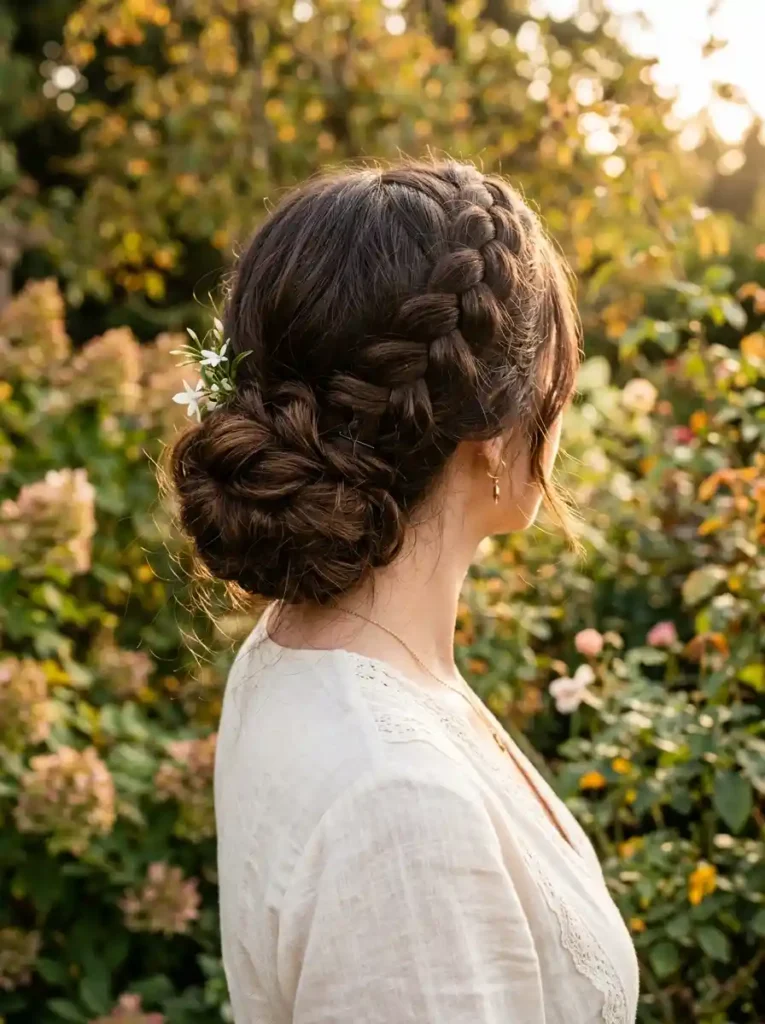 5. Braided Bun