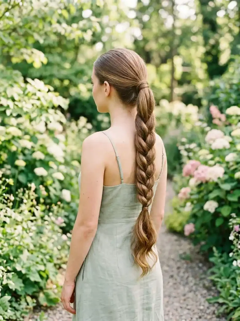 5. Braided Ponytail