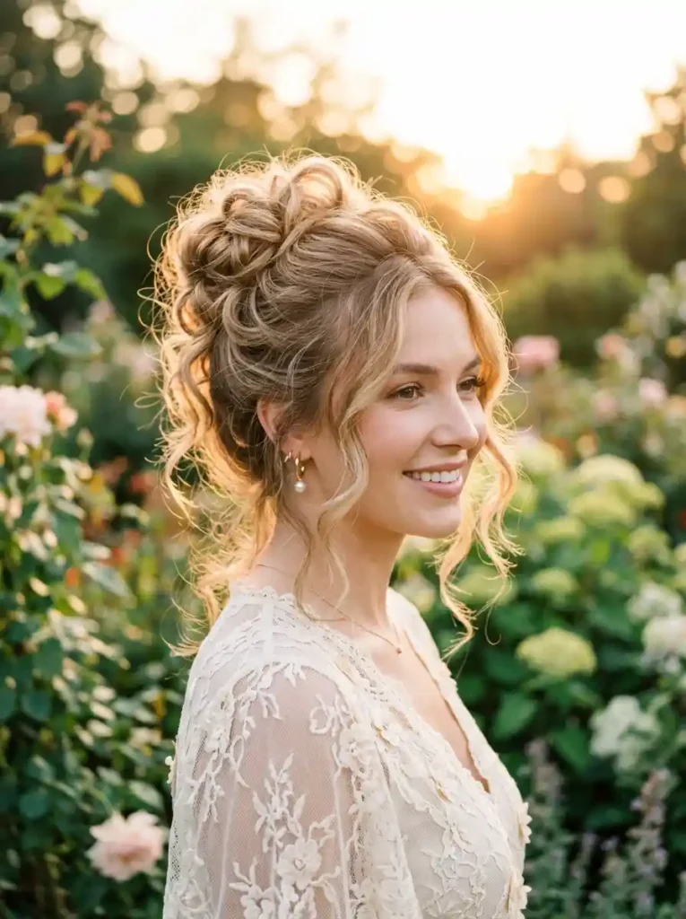 5. Loose Romantic Bun