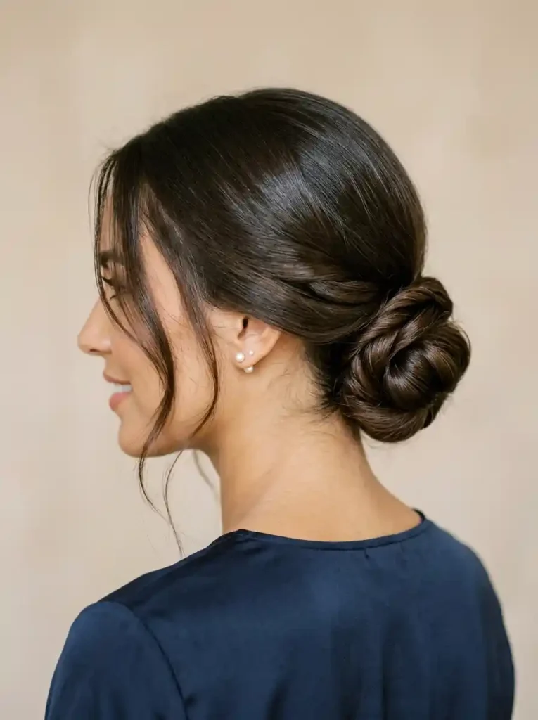 6. Twisted Chignon