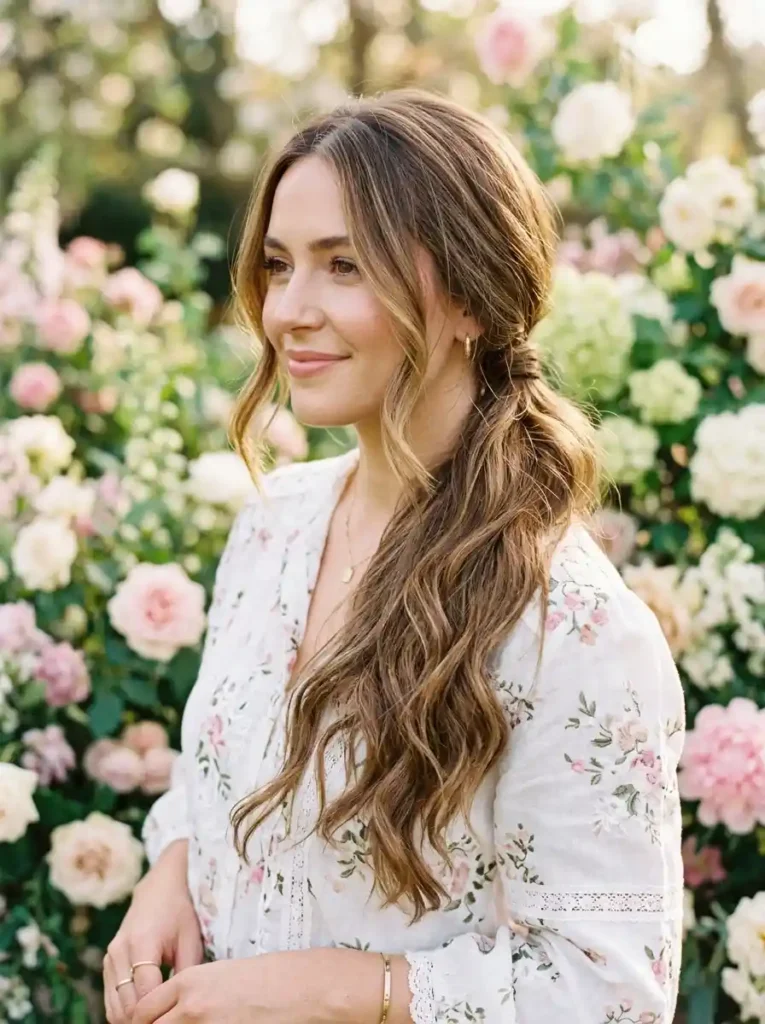 7. Side-Swept Ponytail
