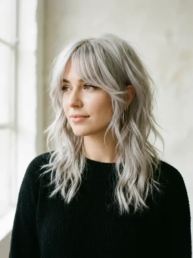 7. Silver Shag Layers