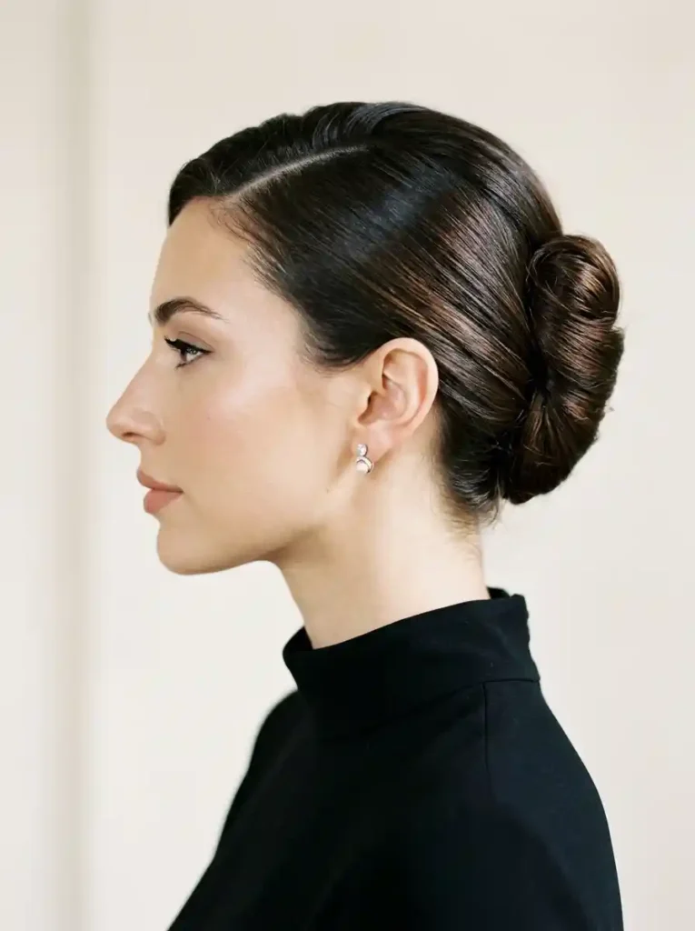 9. French Twist Bun