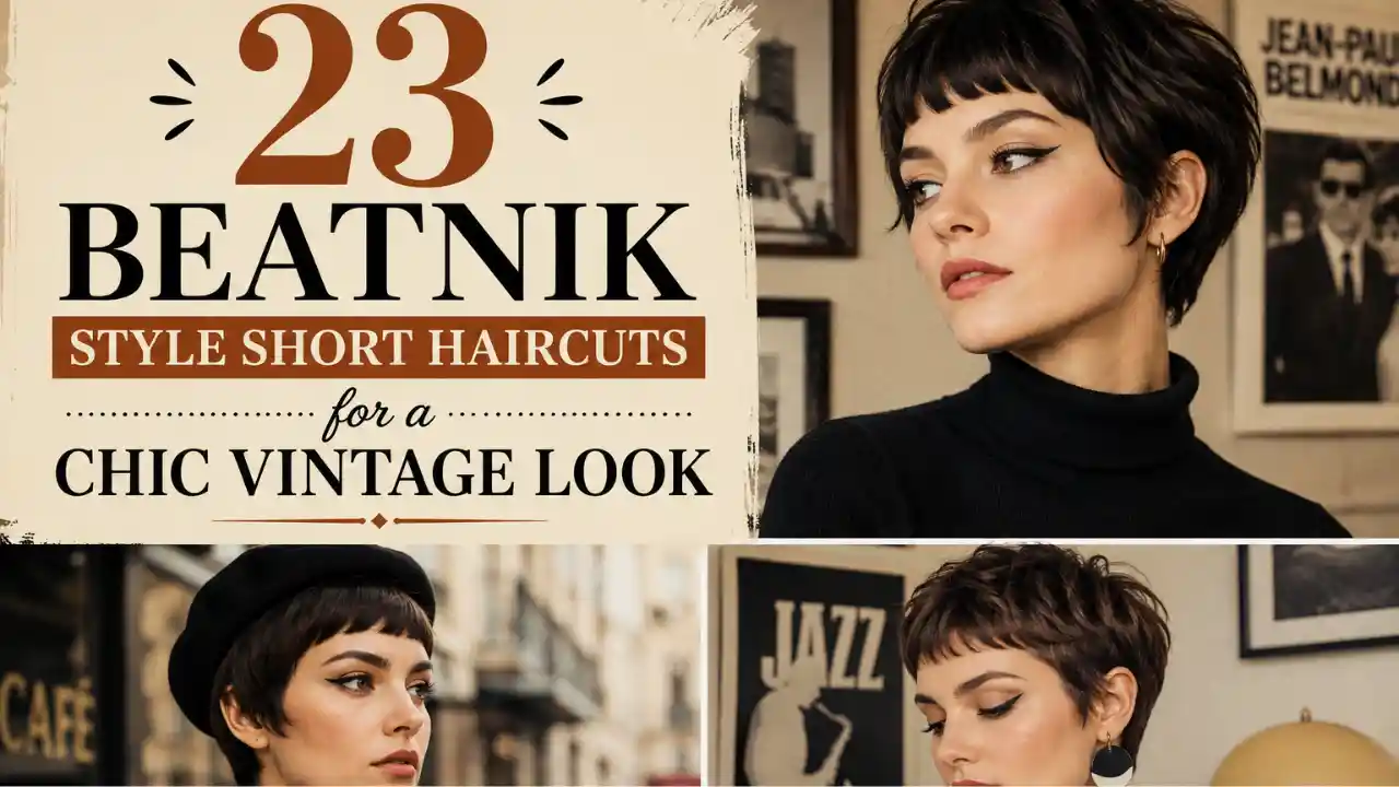 23 Beatnik Style Short Haircuts for a Chic Vintage Look-Beatnik Style Short Haircuts