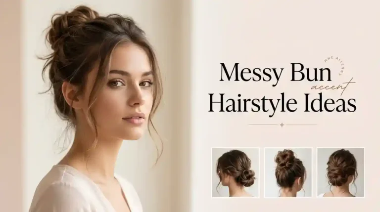 Messy Bun Hairstyle Ideas