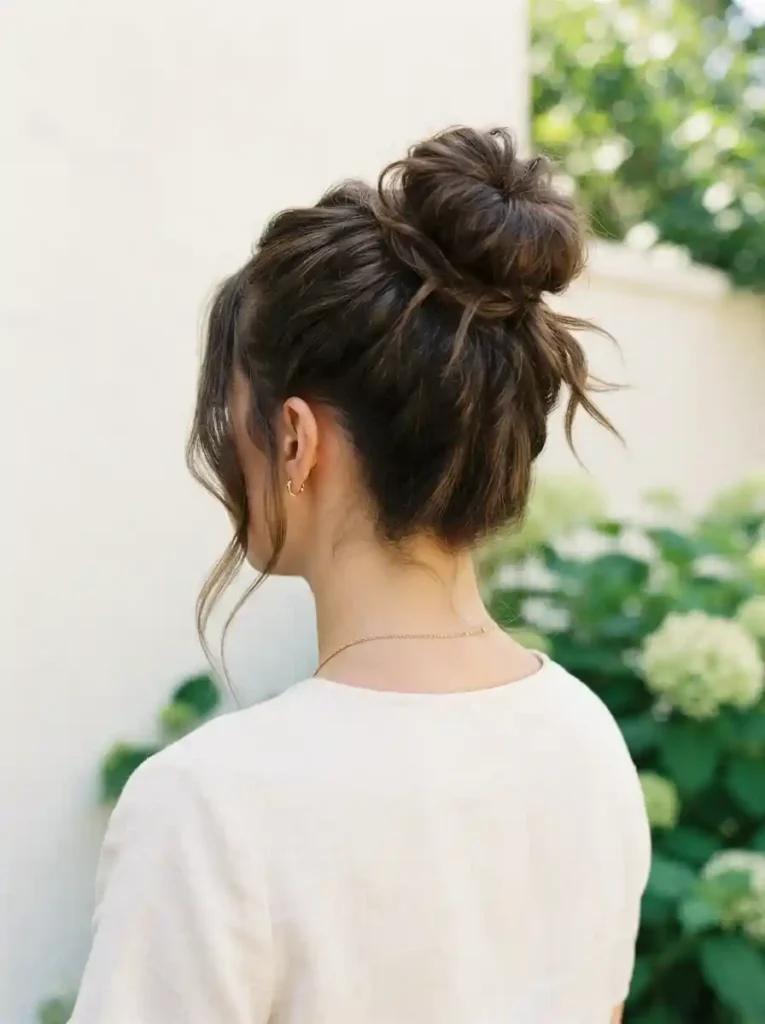 21. Loose Top Knot