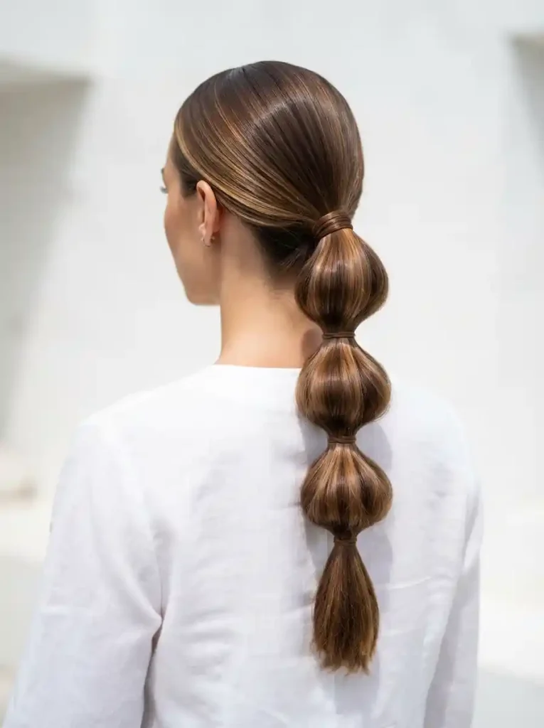 9. Bubble Ponytail