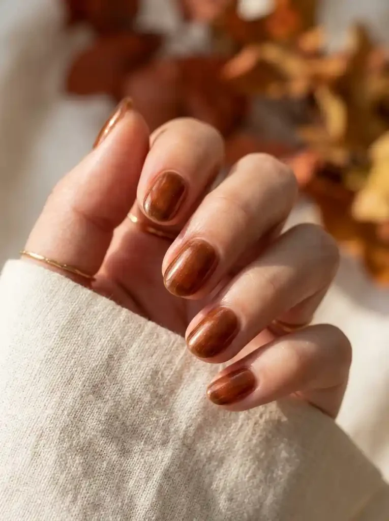 11. Copper Glaze Nails