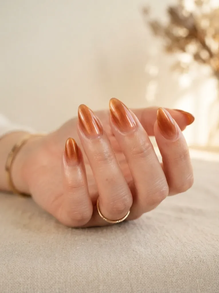 11. Copper Glaze Nails