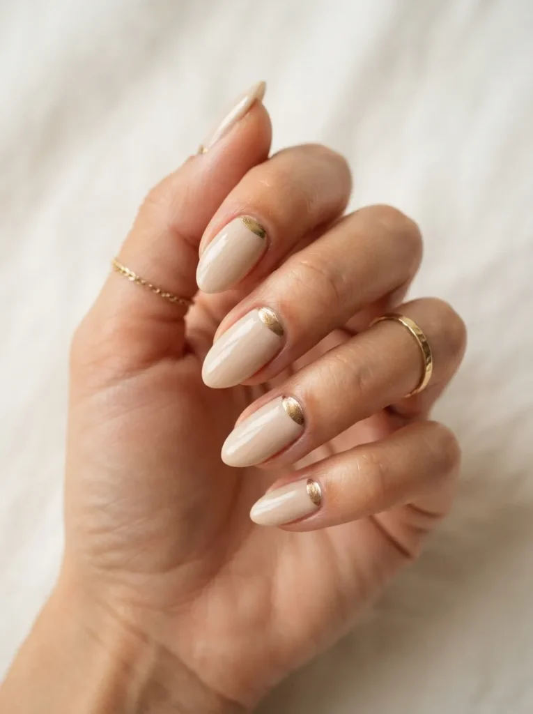 17. Antique Gold Half-Moons