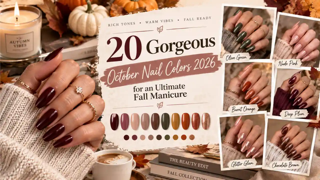 20 Gorgeous October Nail Colors 2026 for an Ultimate Fall Manicure