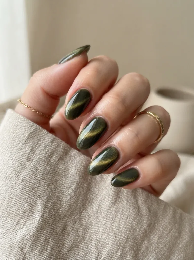 5. Olive Velvet Chrome